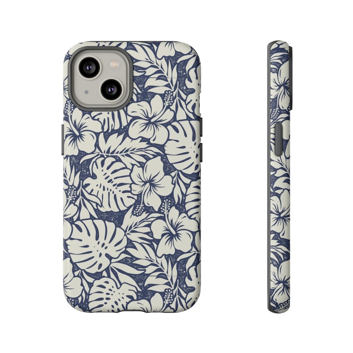 Printify Tough Phone Case with Falefa Breeze design featuring vibrant coastal and island motifs for AU, NZ, and USA.