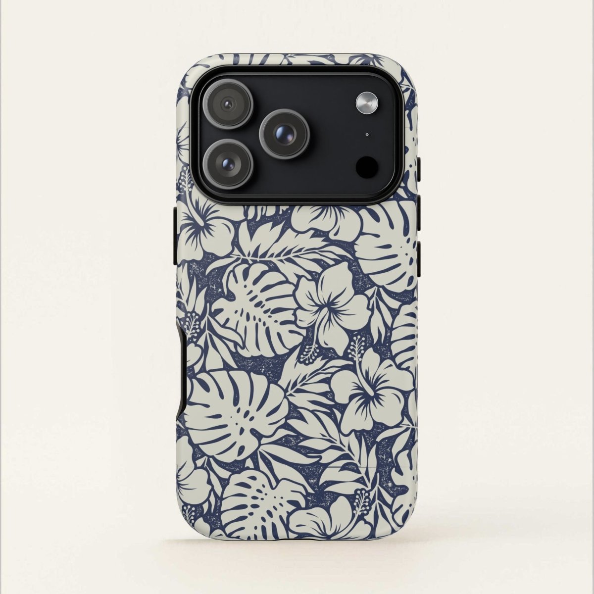 Printify Tough Phone Case Falefa Breeze design for AU/NZ/USA, featuring a durable protective cover with colorful tropical patterns.