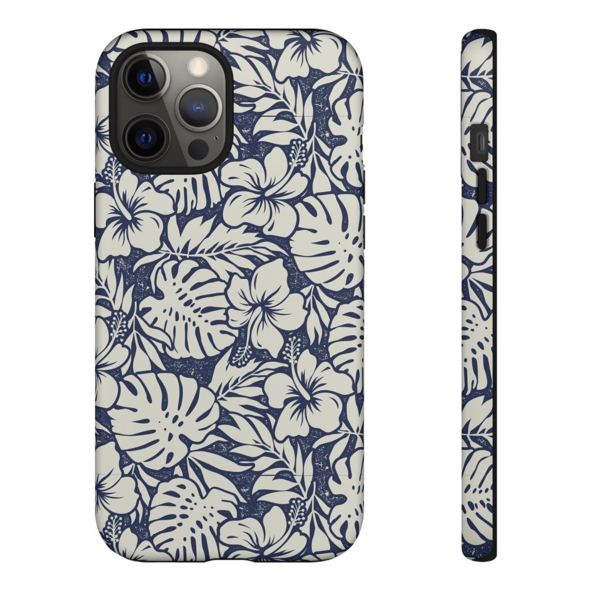 Printify Tough Phone Case with Falefa Breeze design, durable phone case for AU/NZ/USA, featuring tropical island artwork.