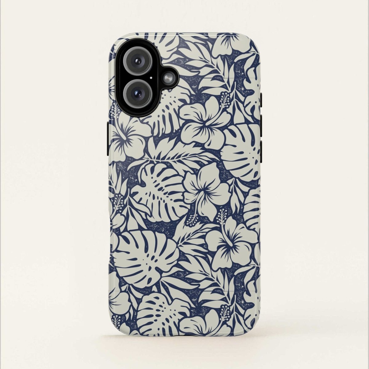 Printify Tough Phone Case with Falefa Breeze design, featuring vibrant Koko Samoa pattern on durable protective cover.