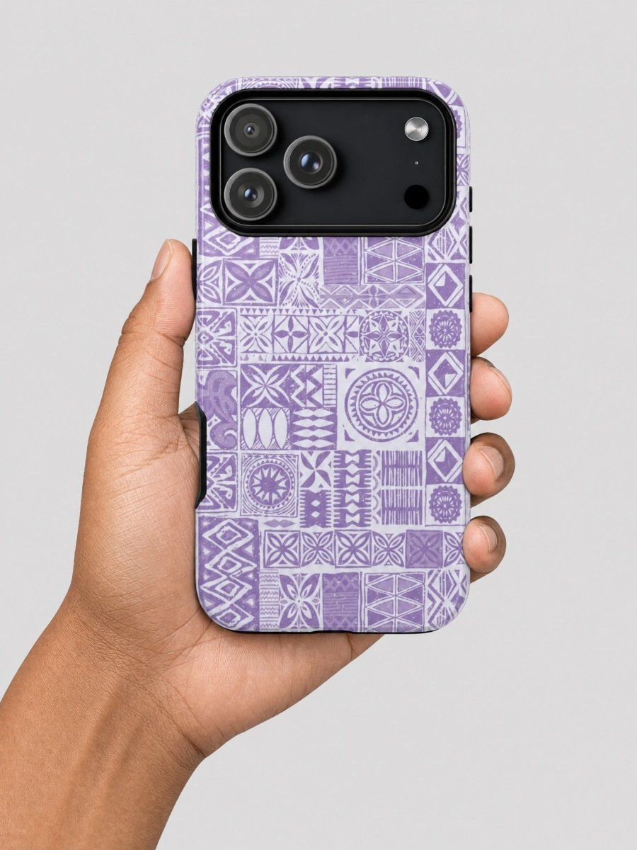 Tough Phone Case - Lavender Elei - AU/NZ/USA - The Koko Samoa