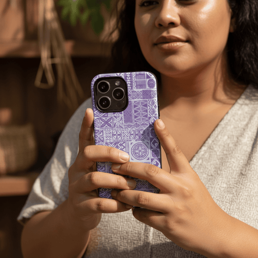 Tough Phone Case - Lavender Elei - AU/NZ/USA - The Koko Samoa