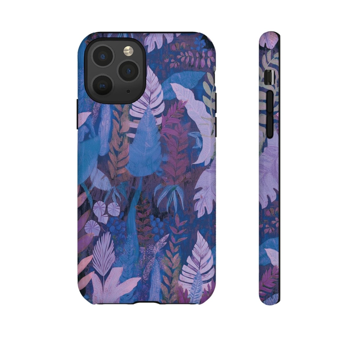 Durable lavender palms print phone case by Printify for AU, NZ, and USA, designed to protect and decorate smartphones.