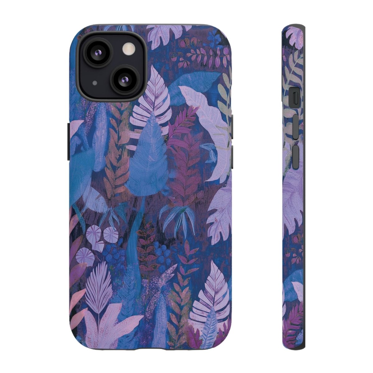Tough lavender palms phone case for AU/NZ/USA, featuring durable protection and a stylish tropical palm design.