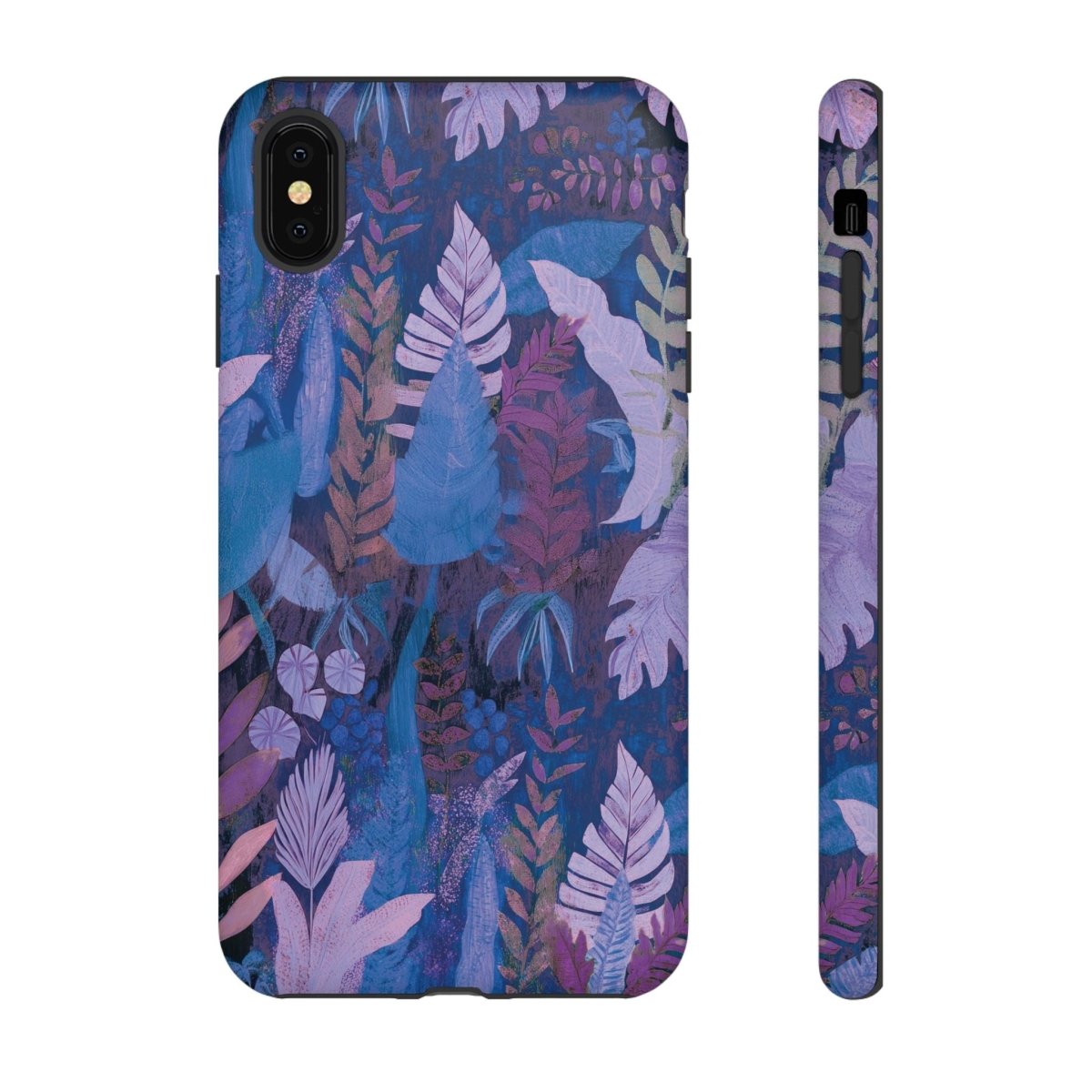 Tough lavender palms phone case for AU, NZ, USA, designed for durable protection and stylish floral pattern.