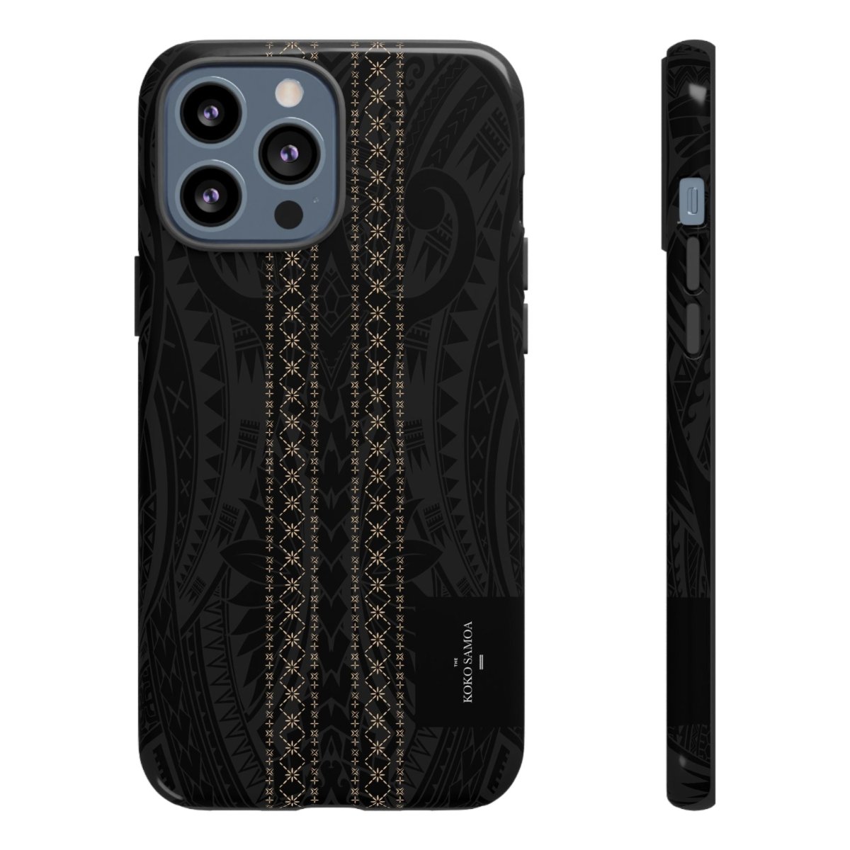 Tough Phone Case Malu design for AU/NZ/USA, durable protective case with vibrant Samoa-inspired pattern for smartphones.