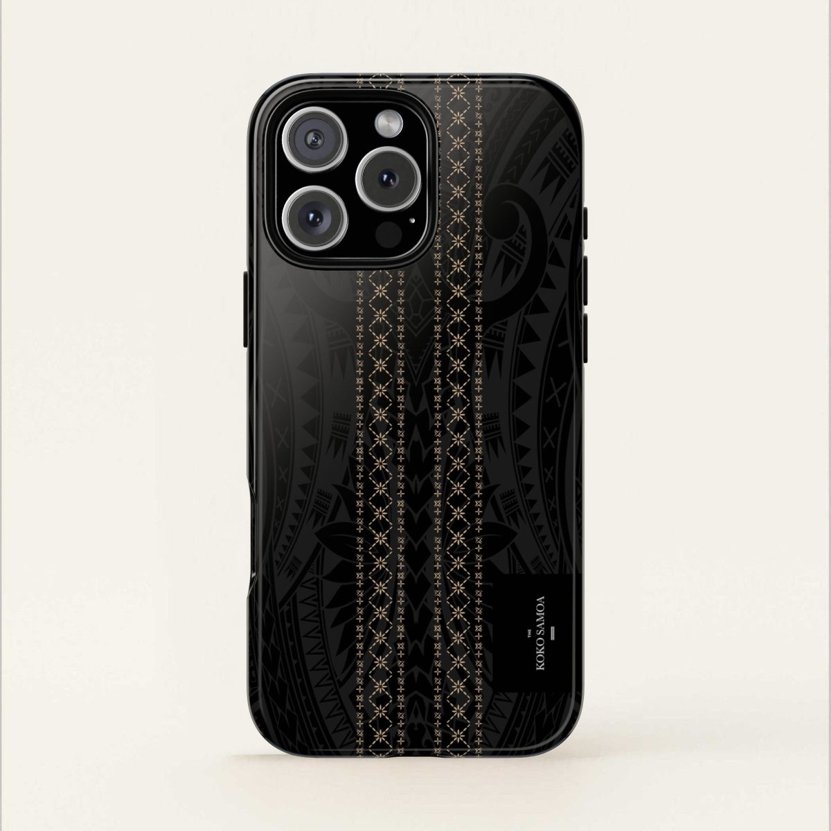 WOYC Tough Phone Case Malu featuring Koko Samoa design, durable protective cover for smartphones in AU/NZ/USA regions.