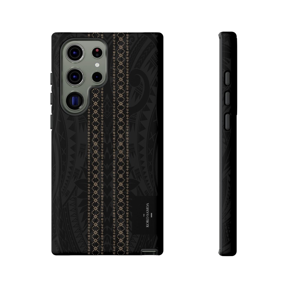 WOYC Tough Phone Case Malu design for AU/NZ/USA, featuring vibrant Koko Samoa patterns on durable protective cover.