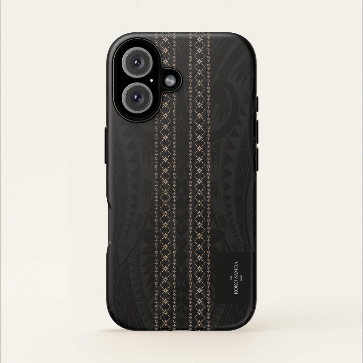 WOYC Tough Phone Case Malu featuring Samoa Koko Samoa design, durable protective cover for smartphones.