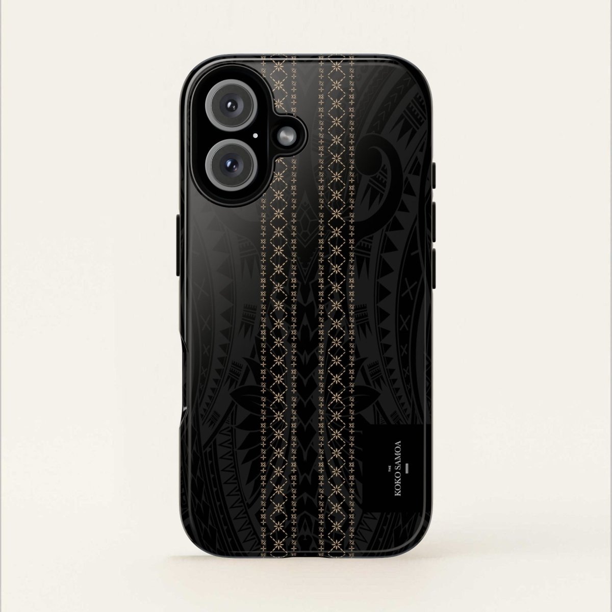 WOYC Tough Phone Case Malu design, durable protective case for smartphones, featuring Polynesian-inspired artwork.