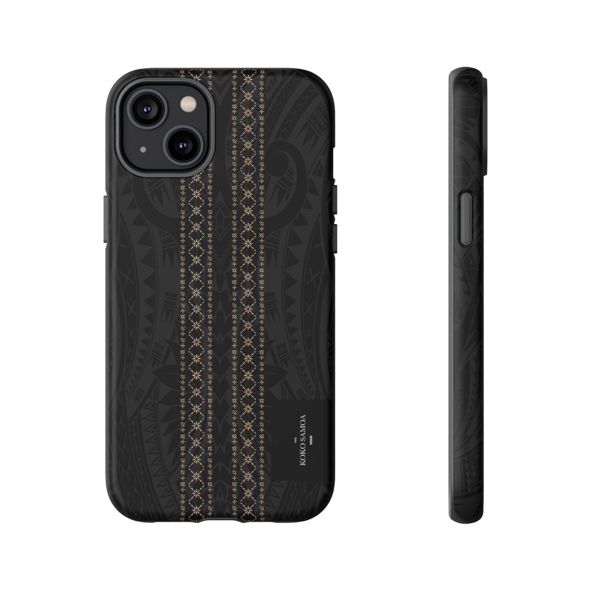 WOYC Tough Phone Case Malu design for AU/NZ/USA, featuring vibrant Koko Samoa patterns on durable protective phone casing.