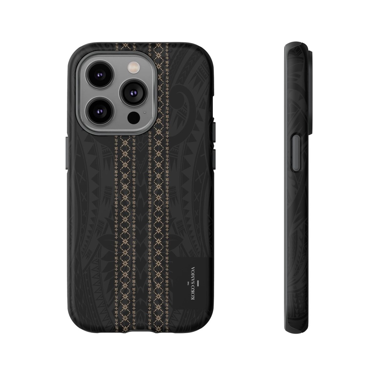 Tough Phone Case Malu for AU/NZ/USA features durable design with Samoan-inspired artwork, protecting smartphones effectively.
