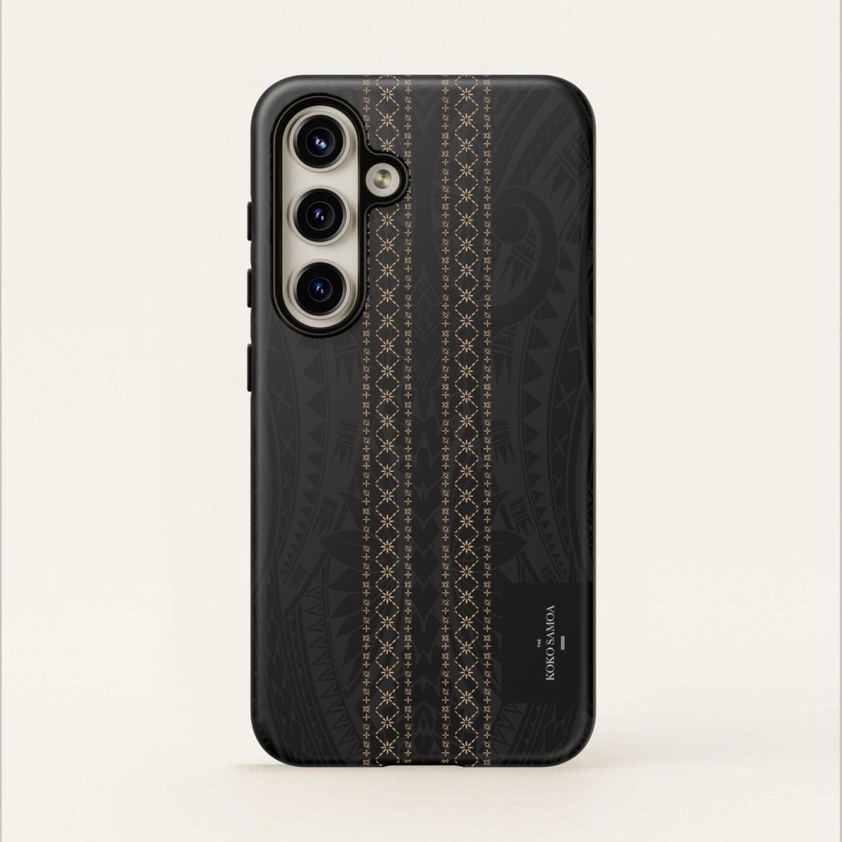 WOYC Tough Phone Case Malu with Samoan Koko Samoa design, durable protection for smartphones in AU/NZ/USA.