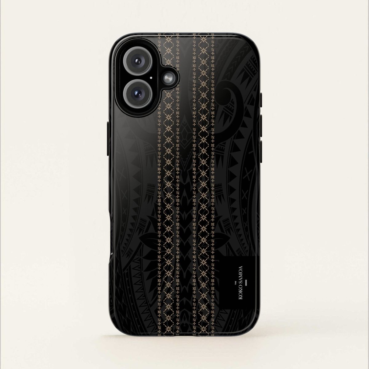 WOYC Tough Phone Case Malu featuring Koko Samoa design, durable protective cover for smartphones in AU, NZ, and USA.