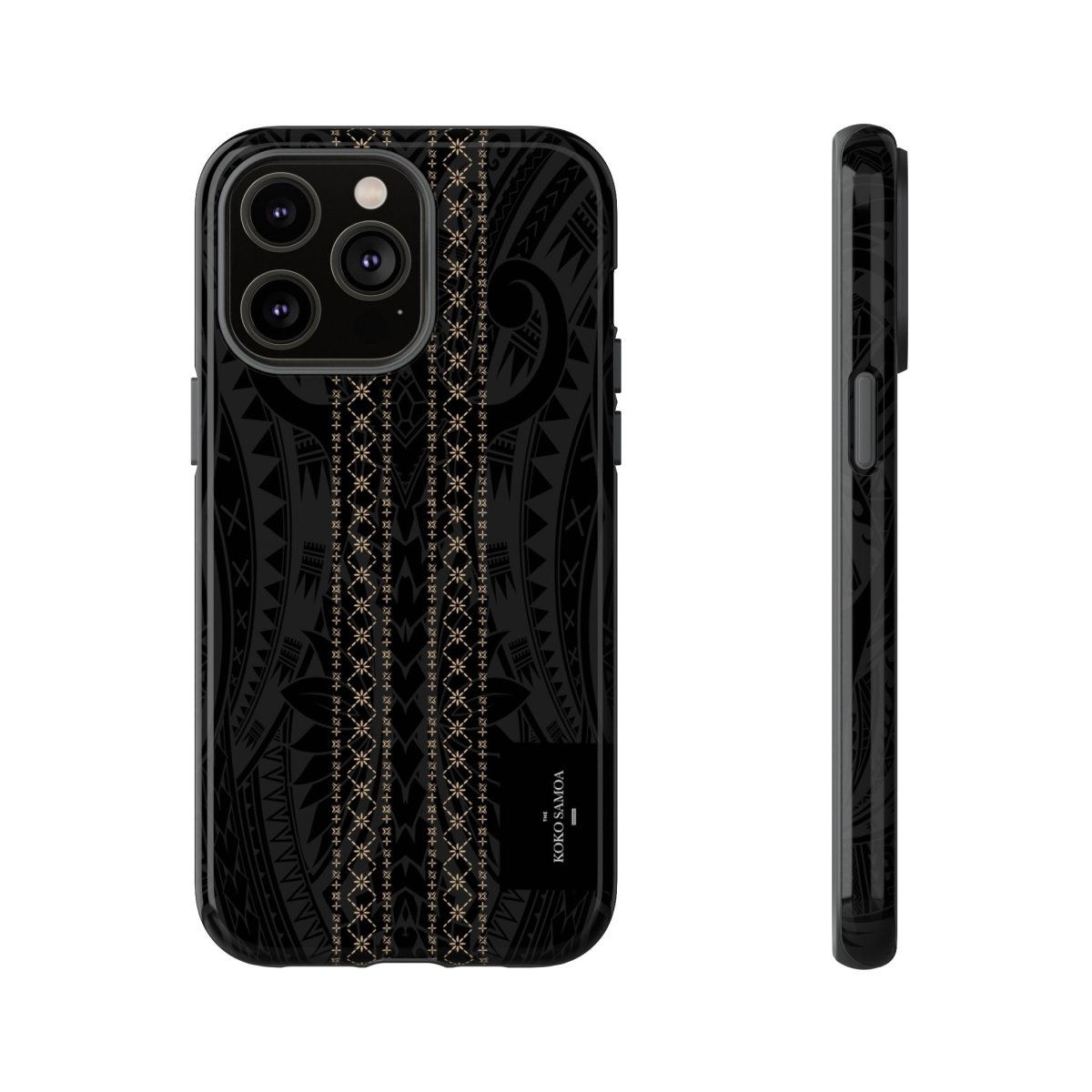 WOYC Tough Phone Case Malu design for AU/NZ/USA, durable protective cover with Polynesian-inspired artwork.