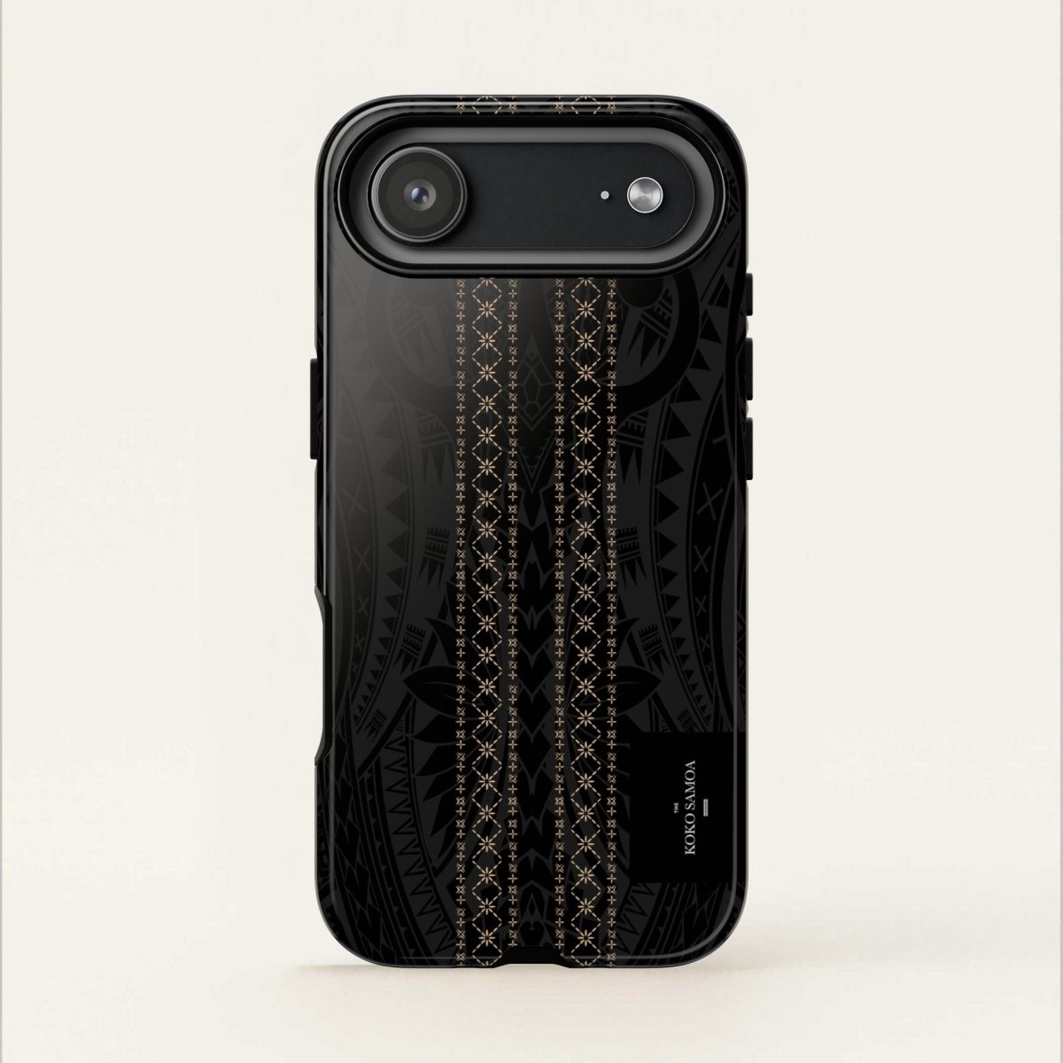 WOYC Tough Phone Case Malu with Samoa Koko design, durable protective cover for smartphones in AU, NZ, and USA.
