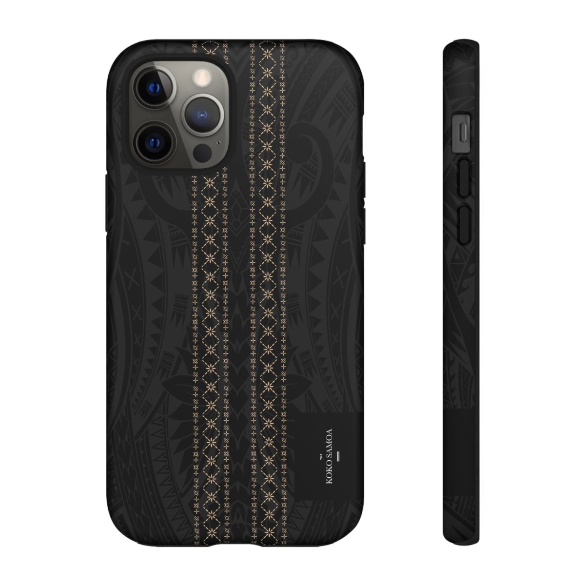 Tough Phone Case Malu design for AU, NZ, and USA models, durable protective case with Polynesian-inspired artwork.