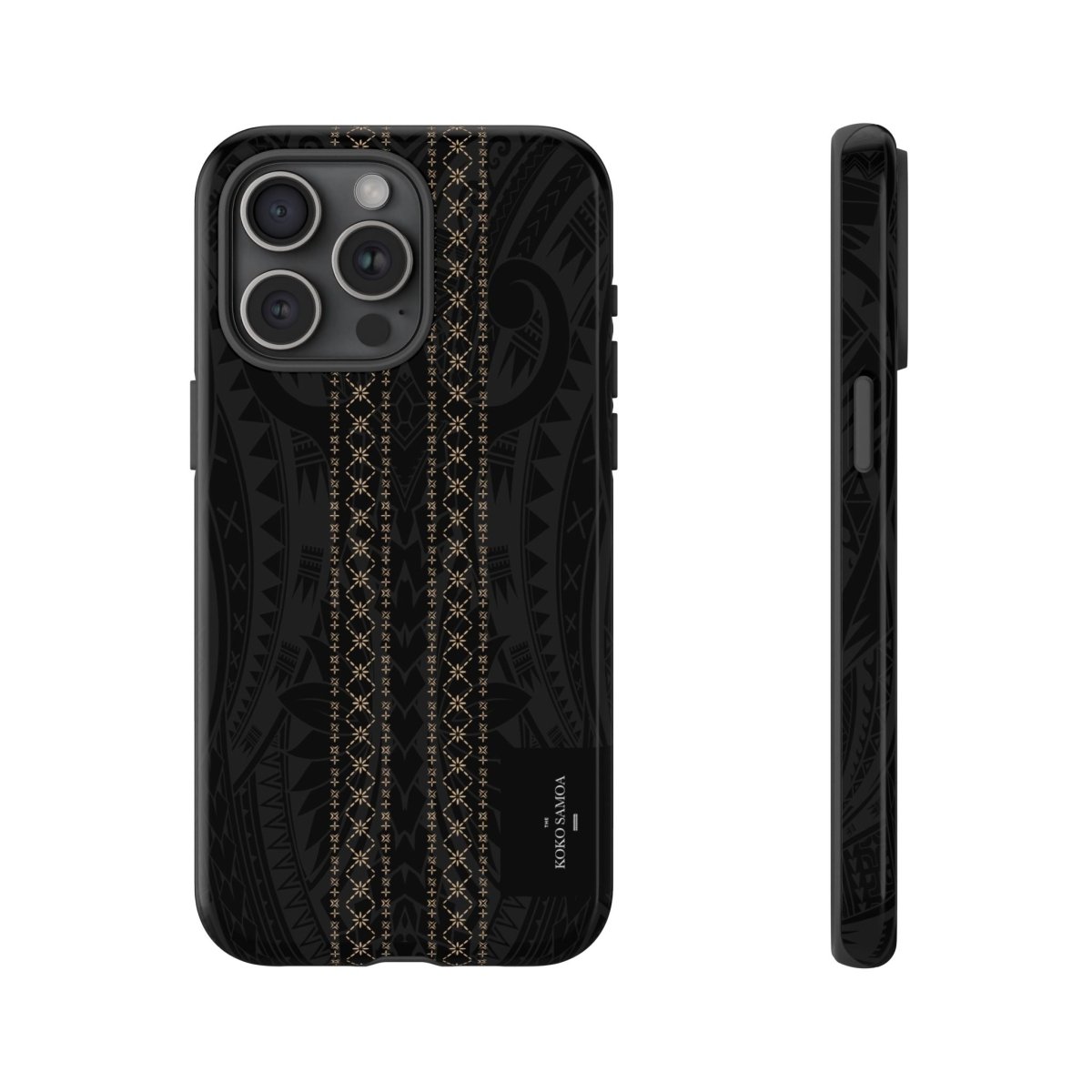 WOYC Tough Phone Case Malu with Samoa design, durable protective cover for smartphones, featuring vibrant cultural artwork.