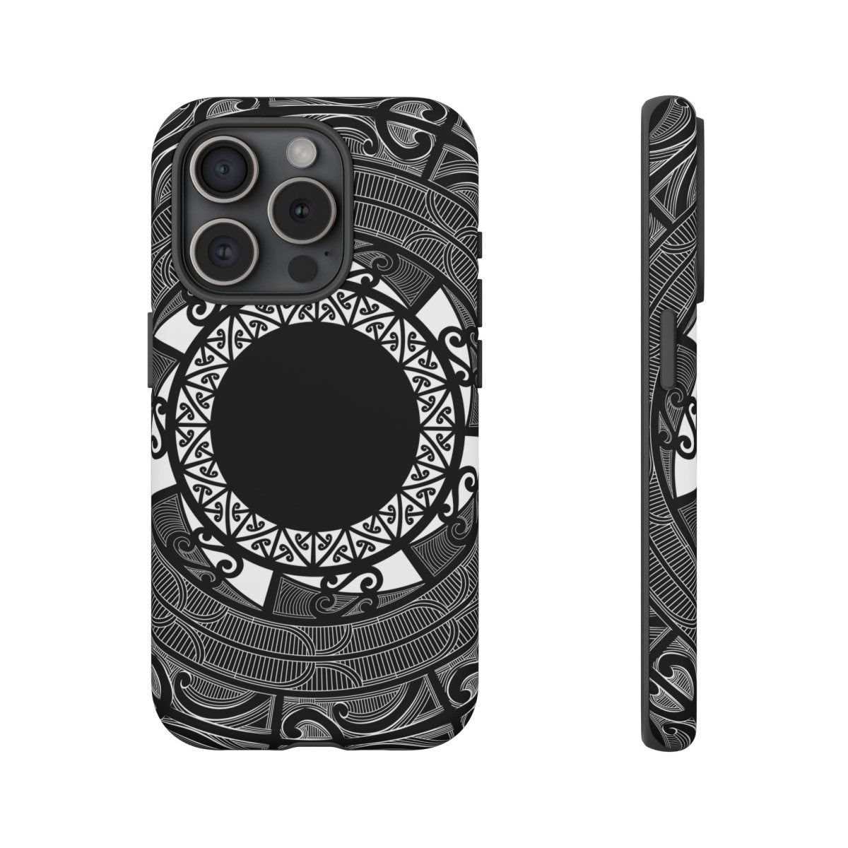 WOYC Tough Māori phone case with Koko Samoa design, durable protection for smartphones, suitable for AU, NZ, and USA markets.