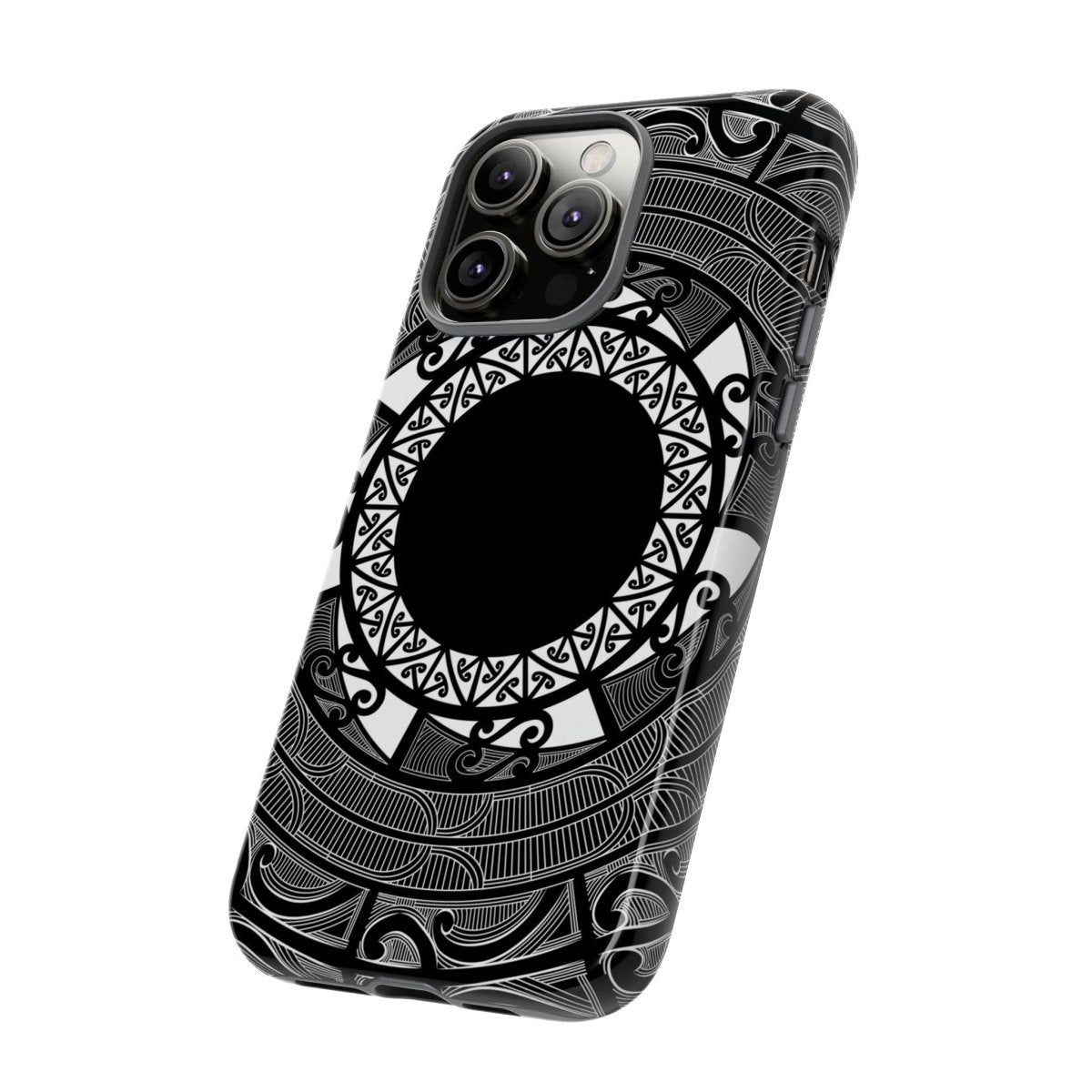 WOYC Tough Phone Case featuring Māori and Samoan designs, durable protective cover for smartphones in AU, NZ, and USA.