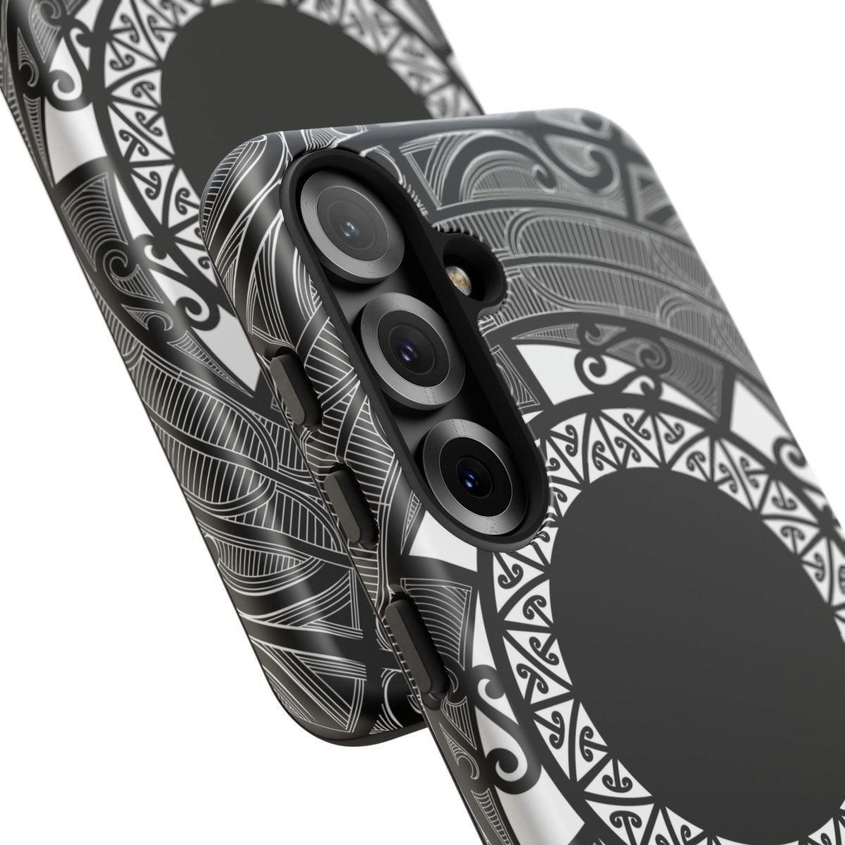 WOYC Tough Māori phone case with traditional Māori Kōkō and Samoa designs for AU, NZ, and US phones.