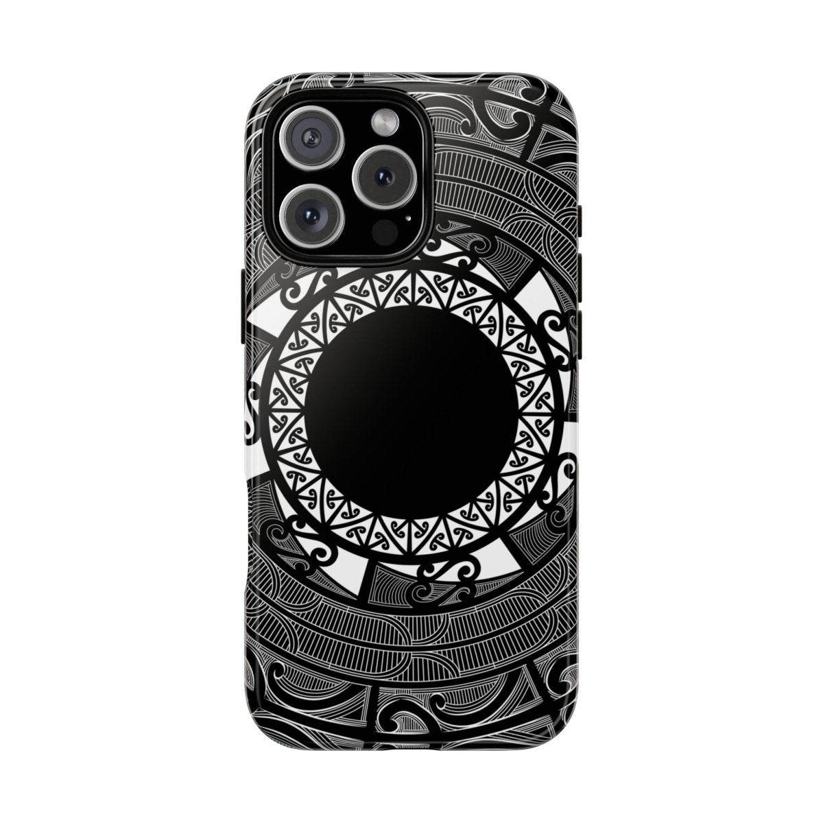 WOYC tough Māori phone case featuring traditional Samoan designs, compatible with AU, NZ, and USA models.