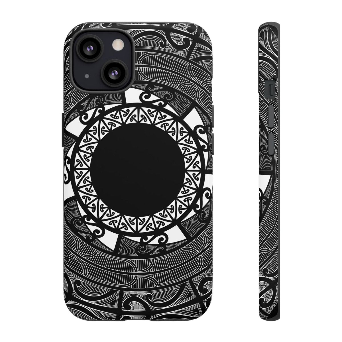 WOYC Māori tough phone case for AU/NZ/USA, featuring traditional Māori design and durable protective material.
