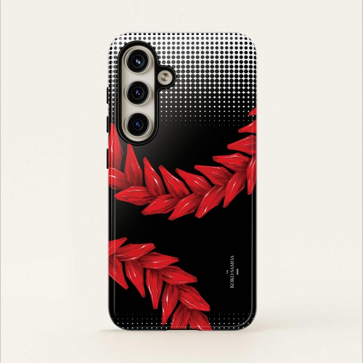 WOYC Tough Phone Case Ula Fala design, durable protective cover for smartphones, featuring vibrant, tropical-inspired artwork.