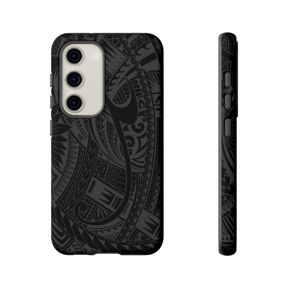 WOYC Tough Phone Case Warrior design for AU/NZ/USA, featuring a durable, rugged style with tribal artwork on a protective phone case.