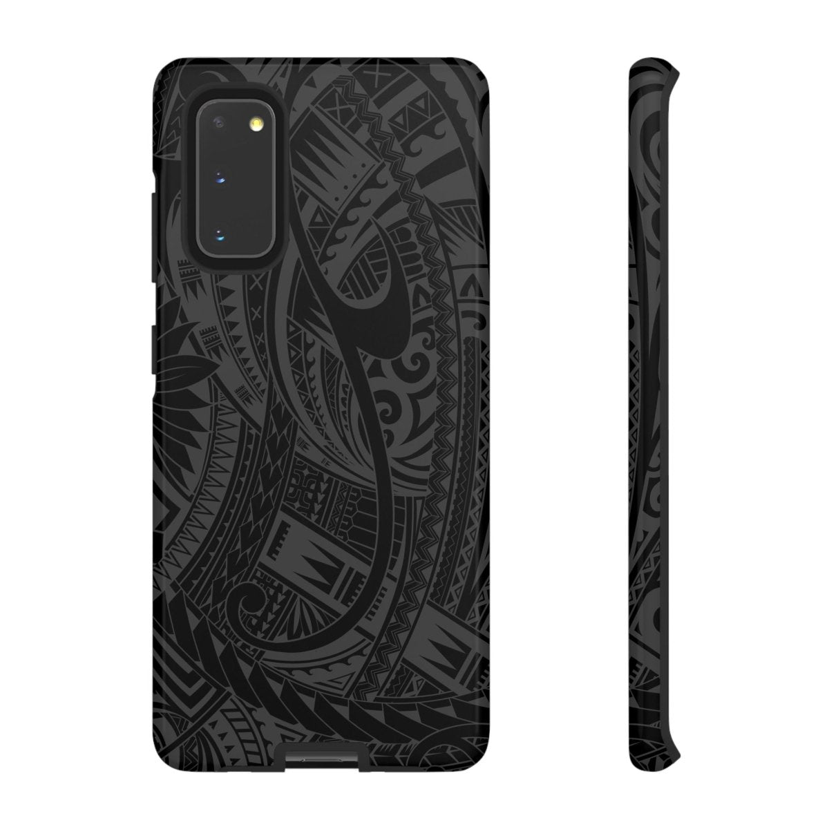 WOYC Warrior tough phone case with Samoa design for AU, NZ, and US models, featuring bold graphics and durable protection.