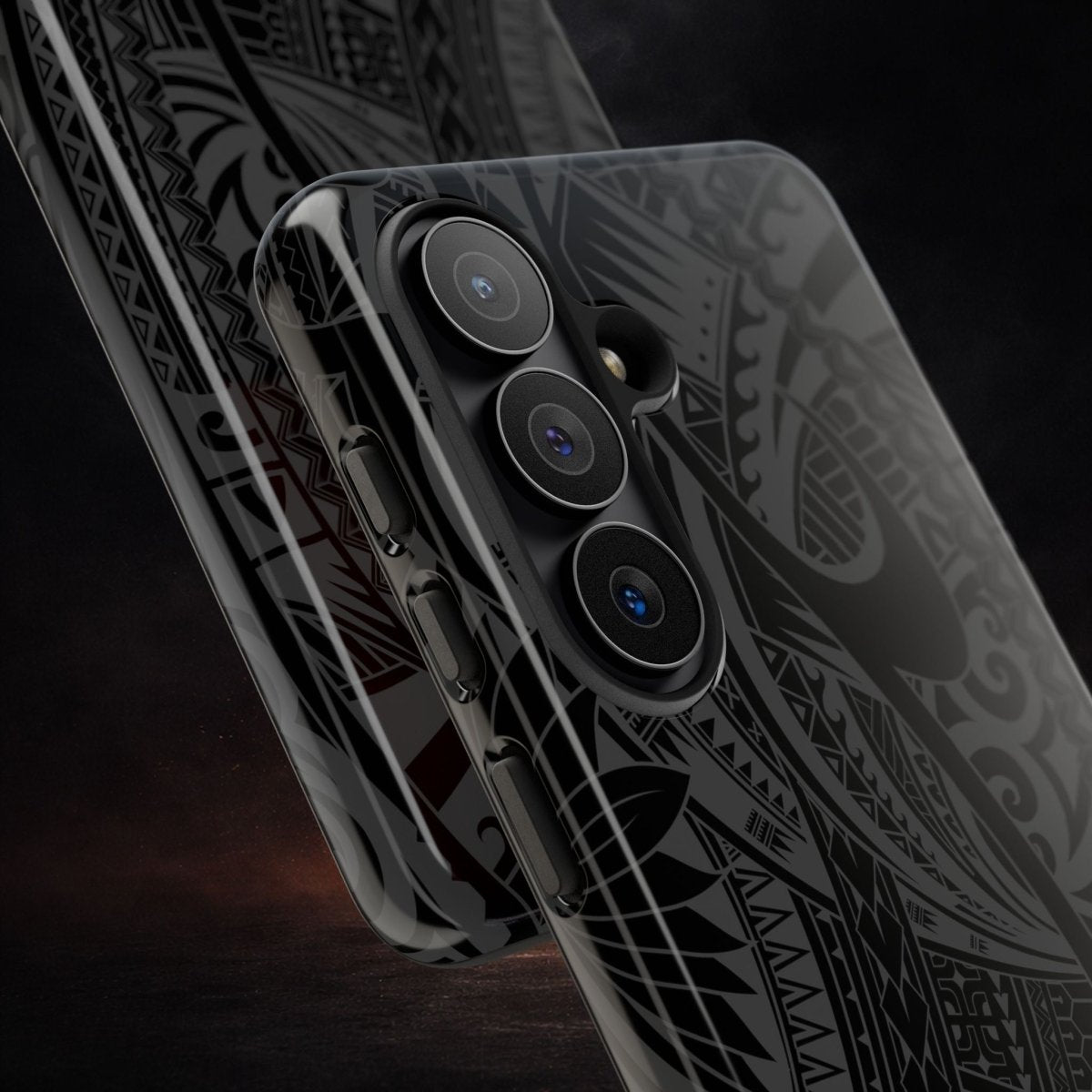 WOYC Tough Phone Case Warrior design for AU/NZ/USA, durable protective cover with bold graphic print, fits smartphones securely.