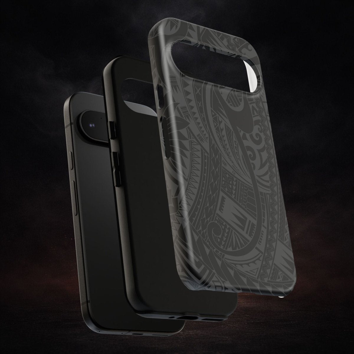 WOYC Tough Phone Case Warrior design for AU/NZ/USA, rugged protective cover with bold graphic pattern for smartphones.