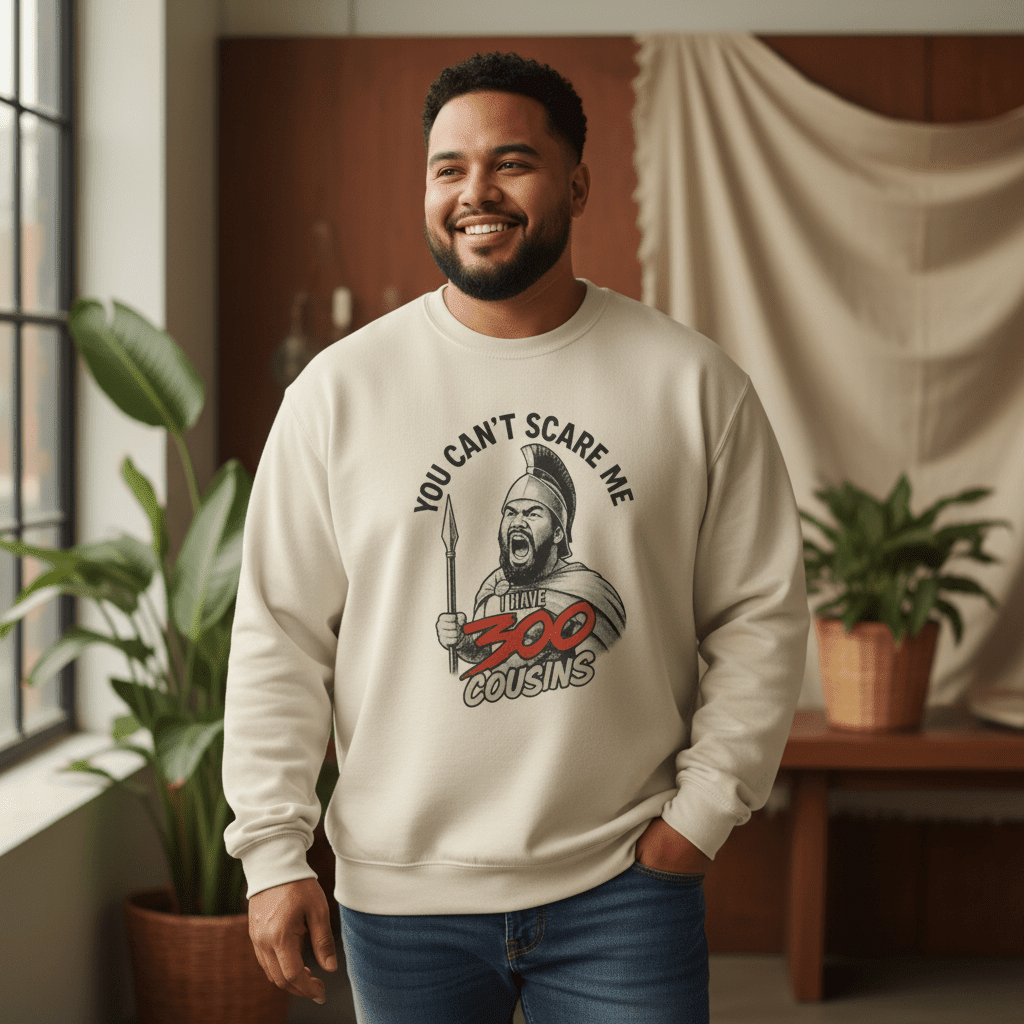 Unisex Heavy Sweatshirt - 300 Cousins - Personalised - USA - The Koko Samoa