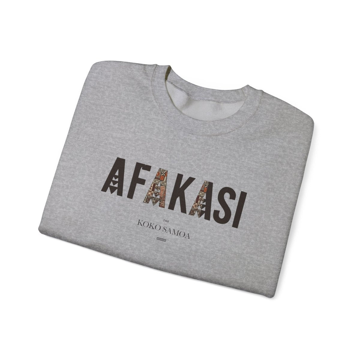 Unisex Heavy Sweatshirt - Afakasi - Personalised - USA - The Koko Samoa