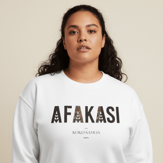 Unisex Heavy Sweatshirt - Afakasi - Personalized - USA - The Koko Samoa