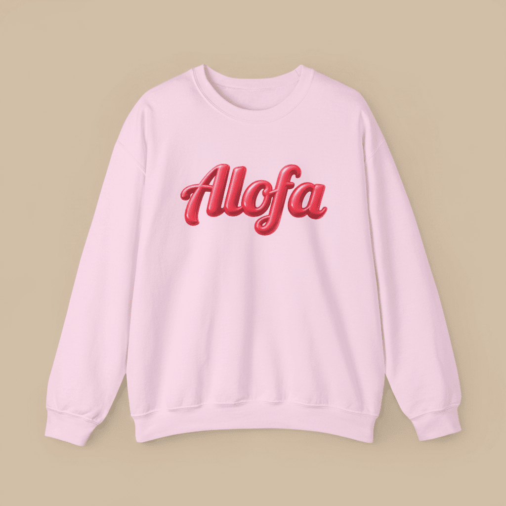 Unisex Heavy Sweatshirt - Alofa - AU/NZ/USA - The Koko Samoa