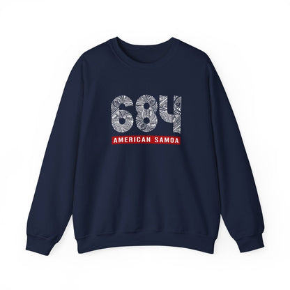 Unisex Heavy Sweatshirt - American Samoa 684 - Personalized - USA - The Koko Samoa