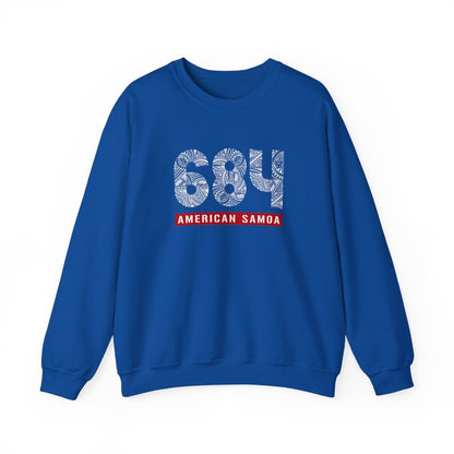 Unisex Heavy Sweatshirt - American Samoa 684 - Personalized - USA - The Koko Samoa