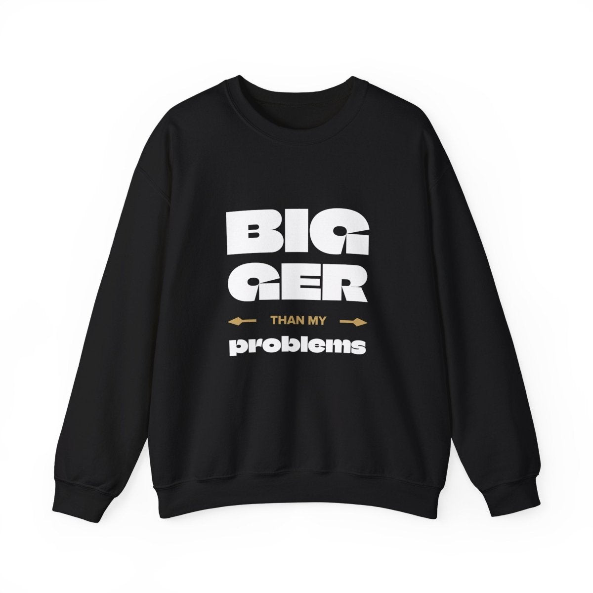 Unisex Heavy Sweatshirt - Bigger Than Problems - Personalised - USA - The Koko Samoa