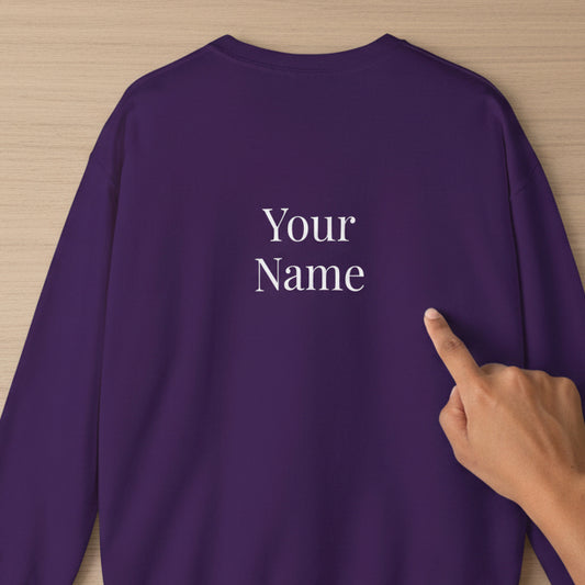 Unisex Heavy Sweatshirt - Exclaim - Personalised - USA - The Koko Samoa