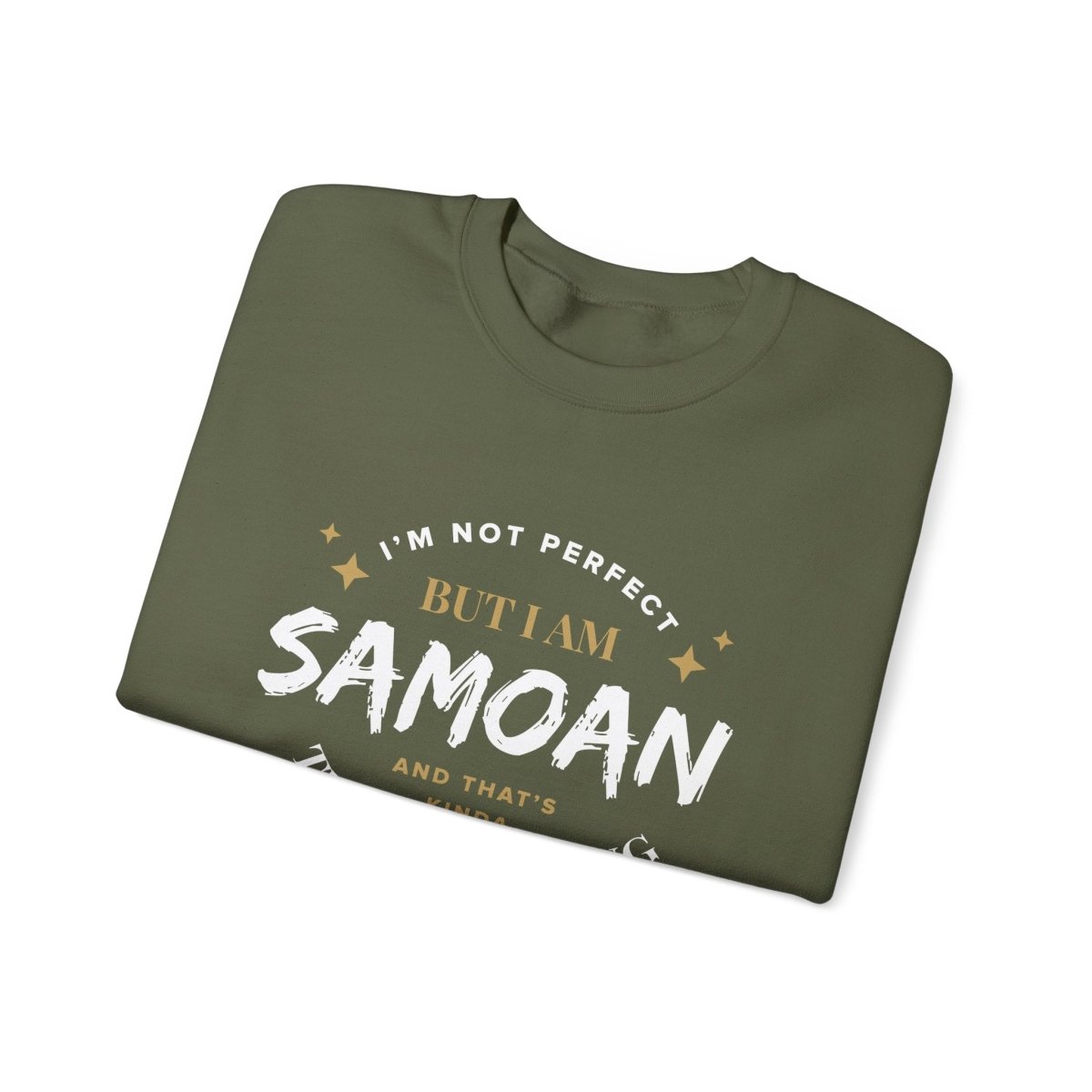 Unisex Heavy Sweatshirt - Not Perfect But Samoan - AU/NZ/USA - The Koko Samoa