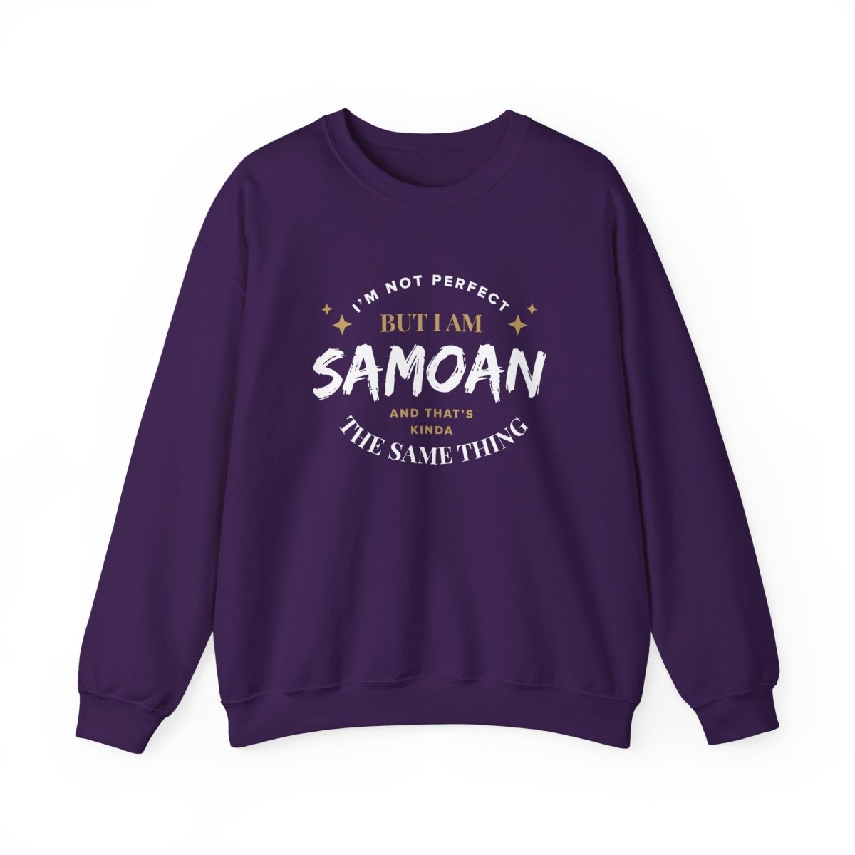 Unisex Heavy Sweatshirt - Not Perfect But Samoan - Personalised - USA - The Koko Samoa