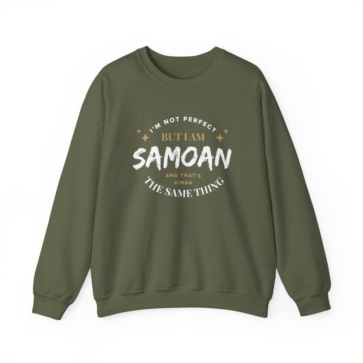 Unisex Heavy Sweatshirt - Not Perfect But Samoan - Personalised - USA - The Koko Samoa
