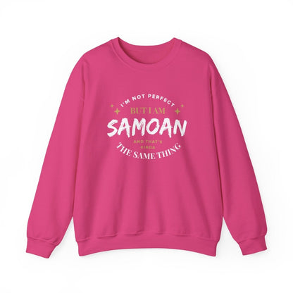Unisex Heavy Sweatshirt - Not Perfect But Samoan - Personalised - USA - The Koko Samoa