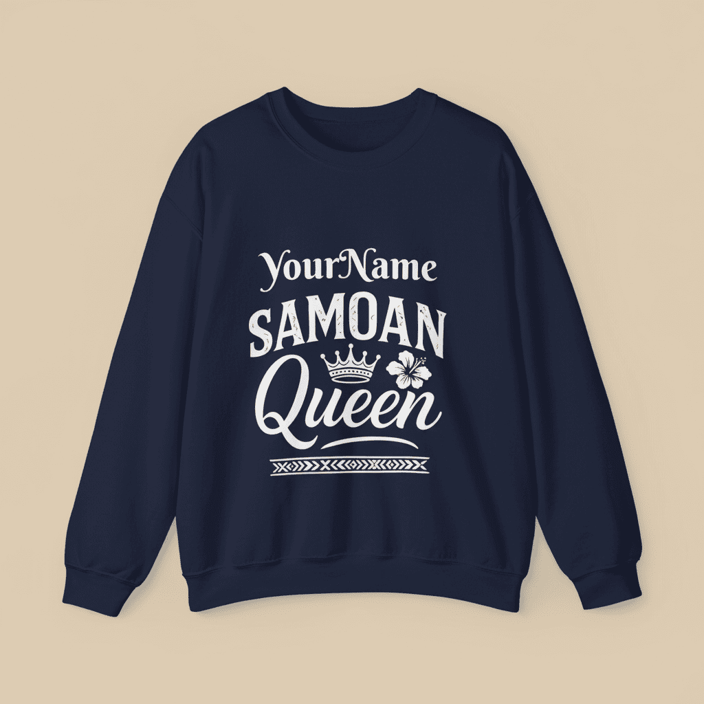 Unisex Heavy Sweatshirt - Samoan Queen - AU/NZ/USA - The Koko Samoa