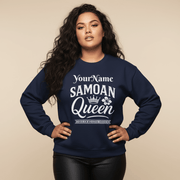 Unisex Heavy Sweatshirt - Samoan Queen - Personalised - USA - The Koko Samoa
