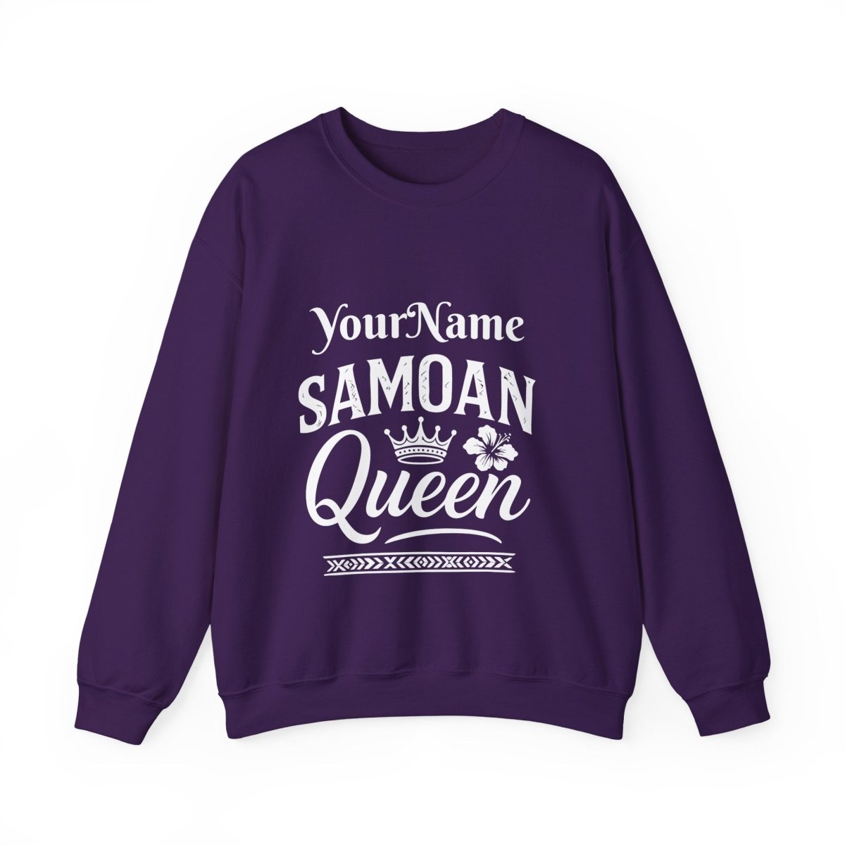 Unisex Heavy Sweatshirt - Samoan Queen - Personalised - USA - The Koko Samoa