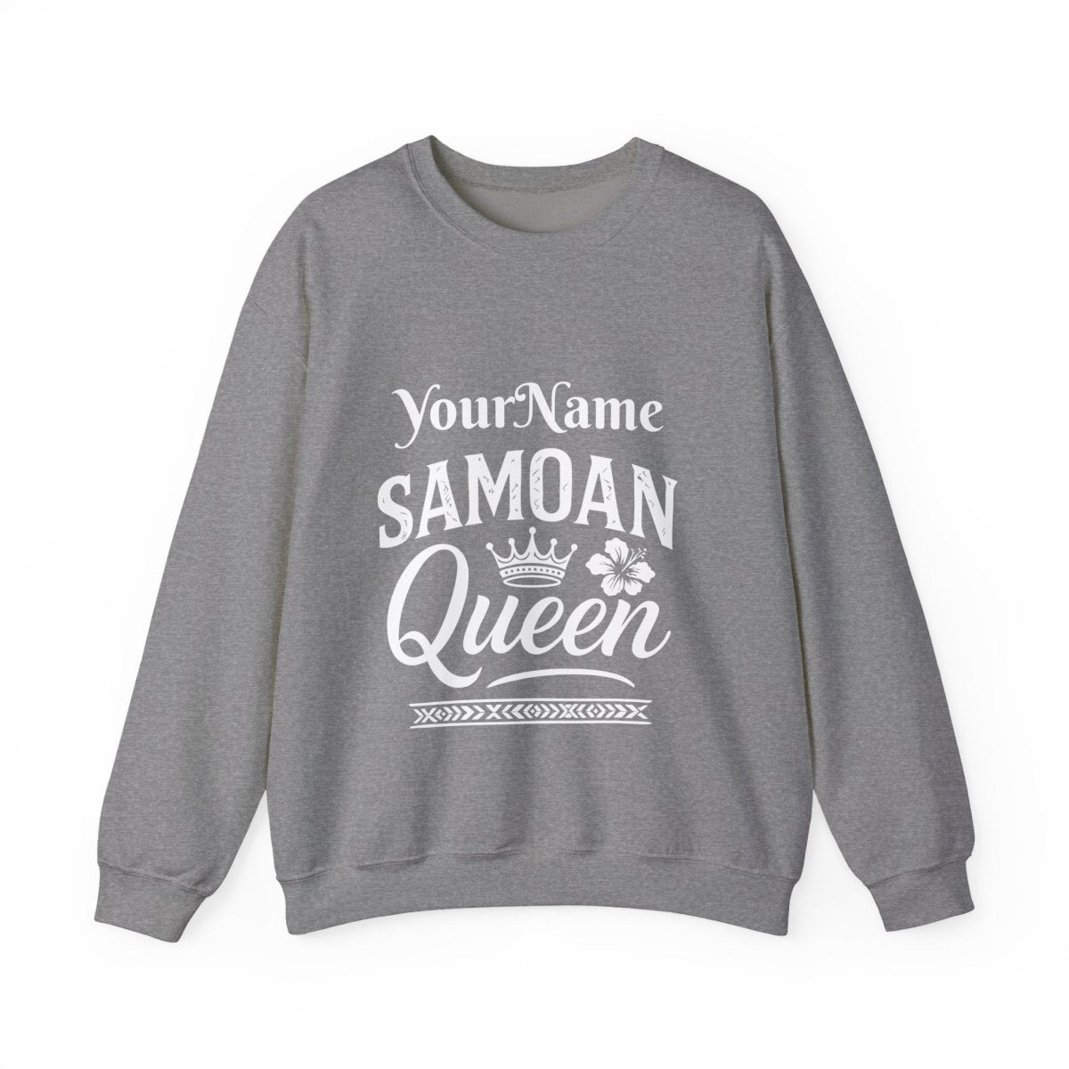 Unisex Heavy Sweatshirt - Samoan Queen - Personalised - USA - The Koko Samoa