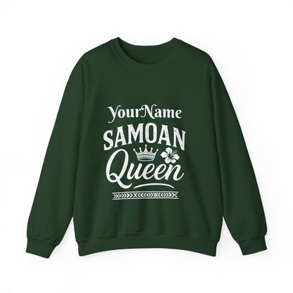 Unisex Heavy Sweatshirt - Samoan Queen - Personalised - USA - The Koko Samoa
