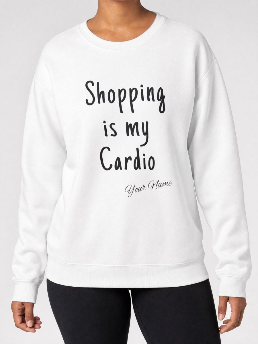Unisex Heavy Sweatshirt - Shopping is My Cardio - AU/NZ/USA - The Koko Samoa